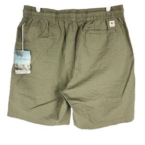 Free Planet Men's Green Cotton Shorts Sz XL Elastic Drawstring Pocket Mayfly NWT